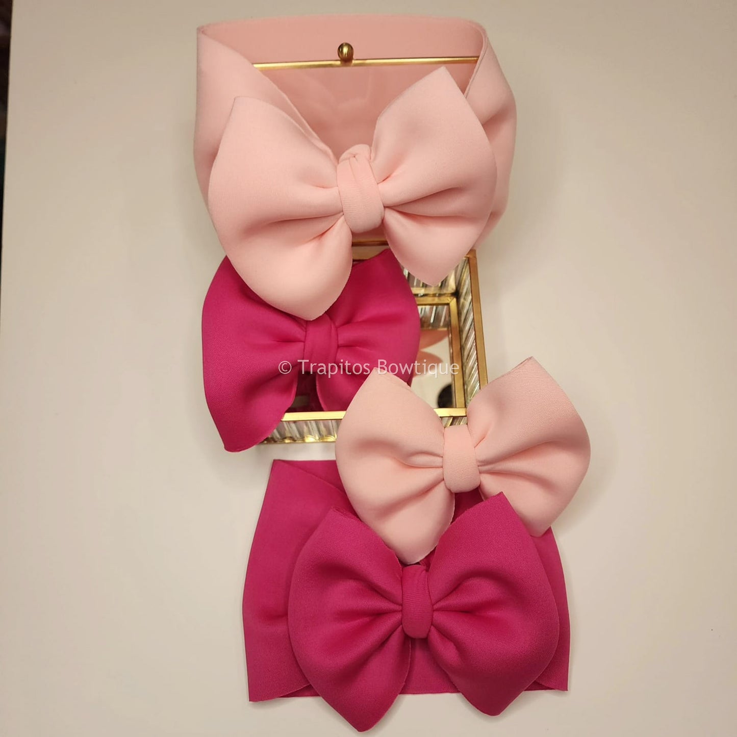 Hot Pink | Puff Bow
