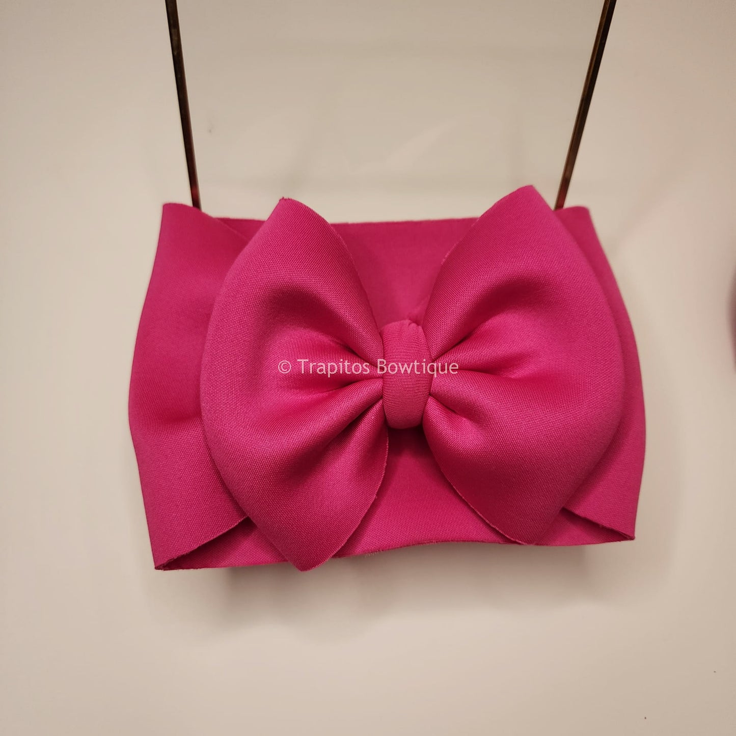 Hot Pink | Headwrap - Puff Bow