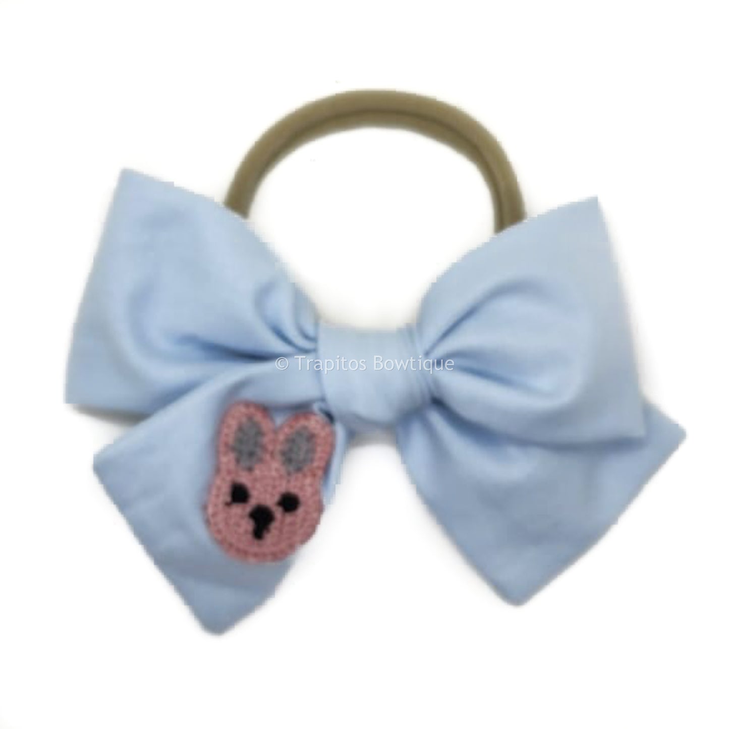 Azul Bunny Remolino Mediano