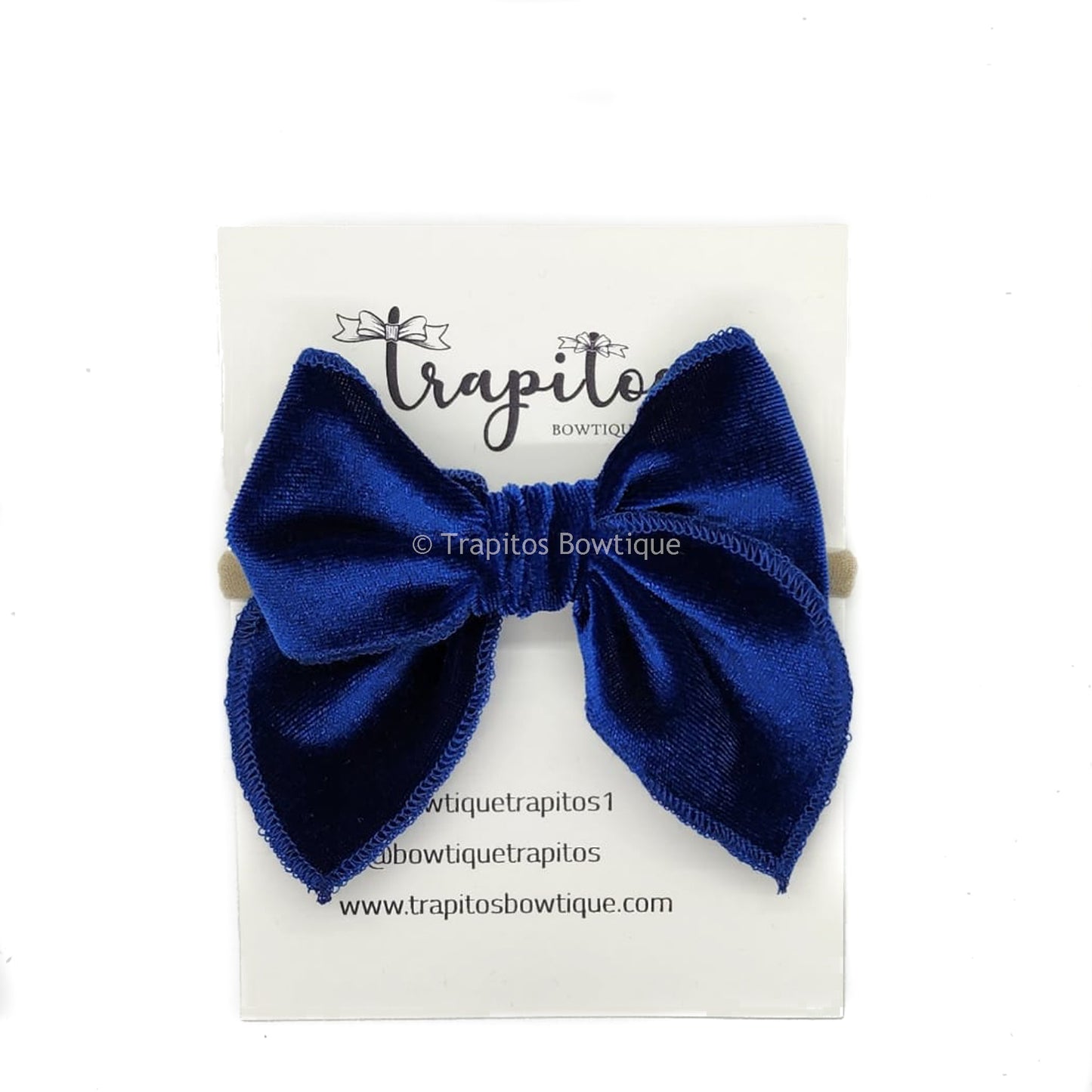 Capricho Chico Azul Electrico / Terciopelo