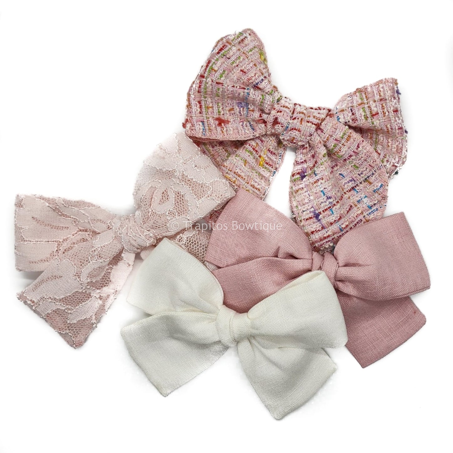 Rose Bow / Encaje Rosa