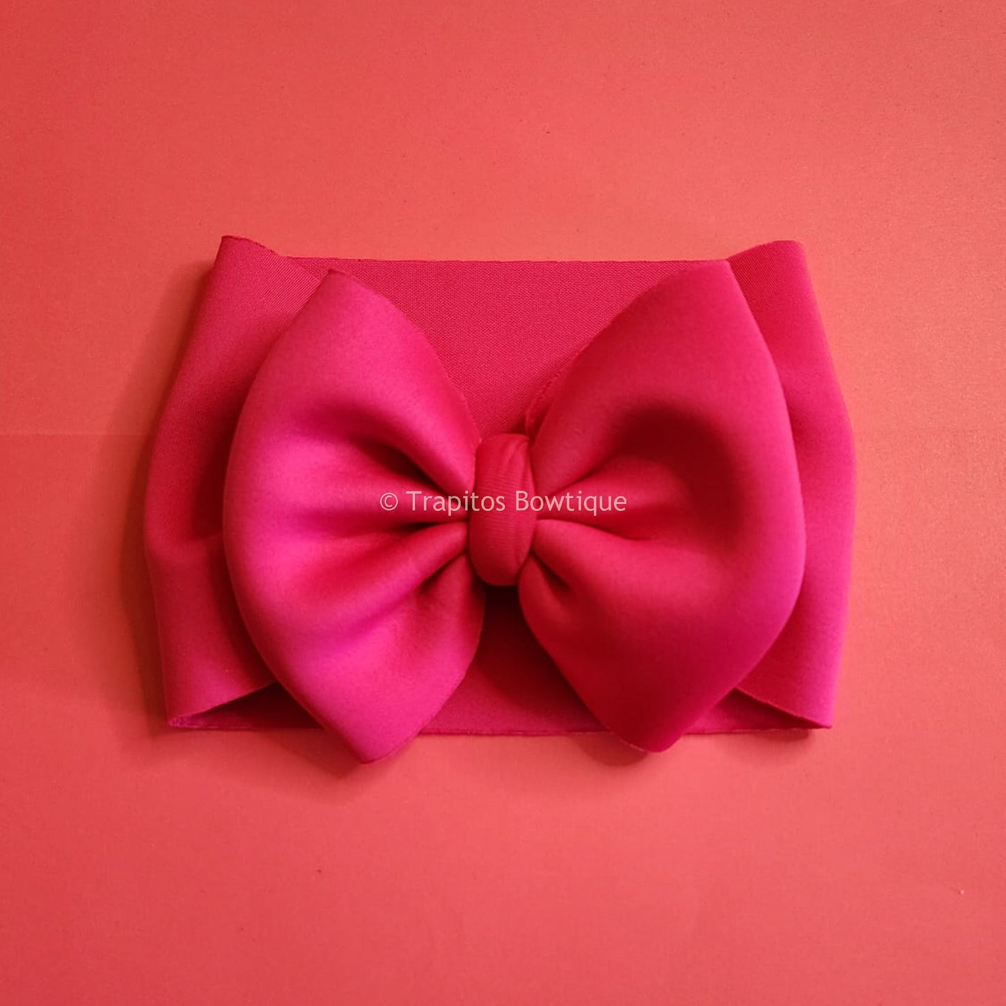 Hot Pink | Headwrap - Puff Bow