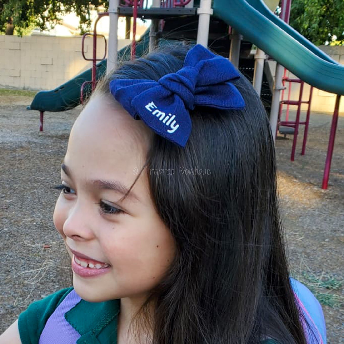 Lino Azul Marino Personalizado | Remolino Mediano