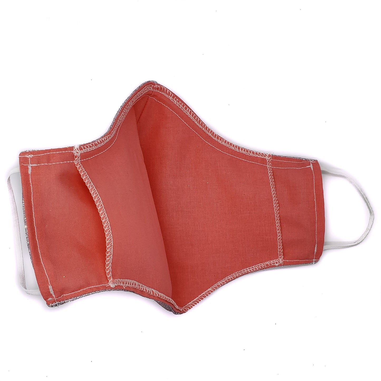 Face Mask Silver Sparkline Rose