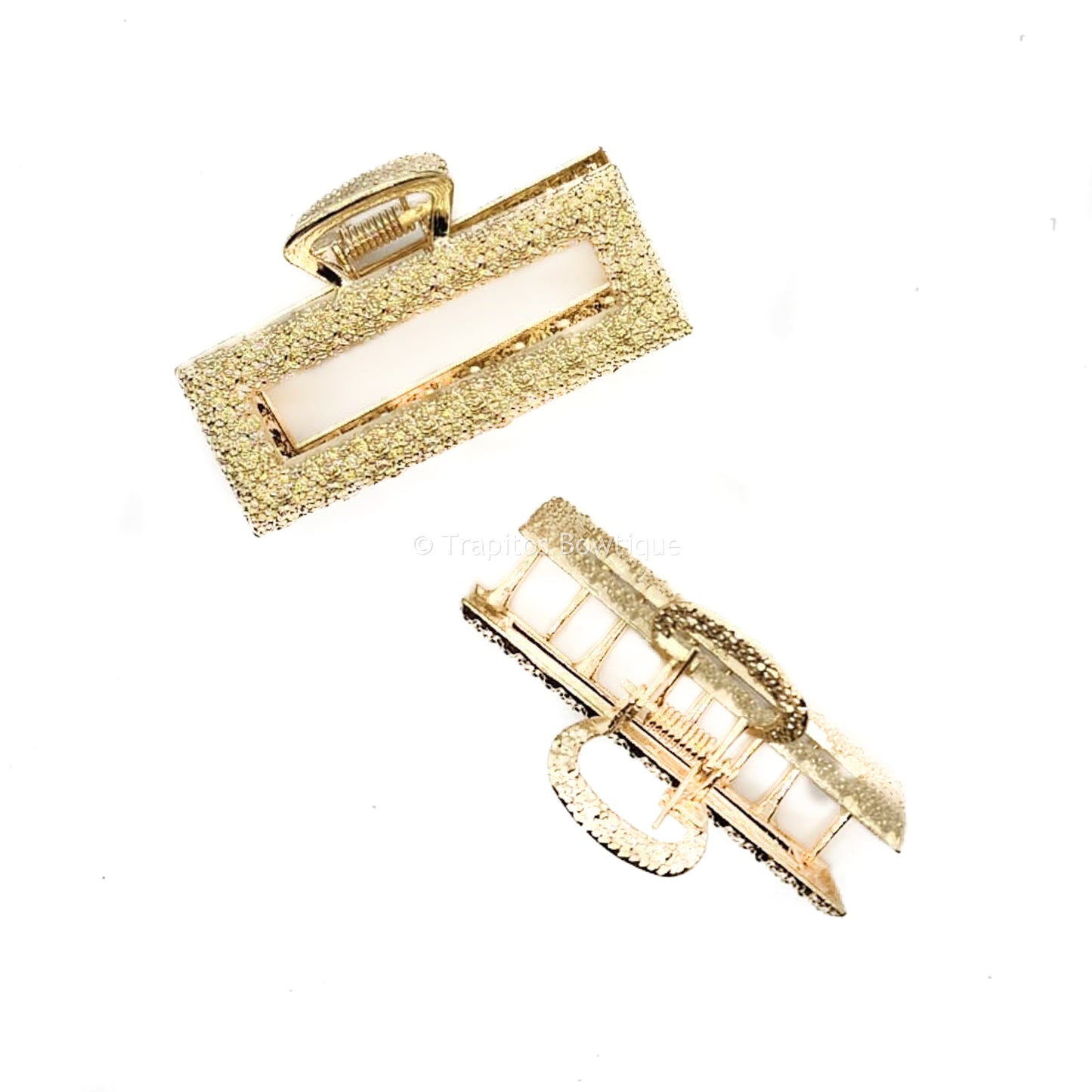 Pinza / Gold Rectangulo