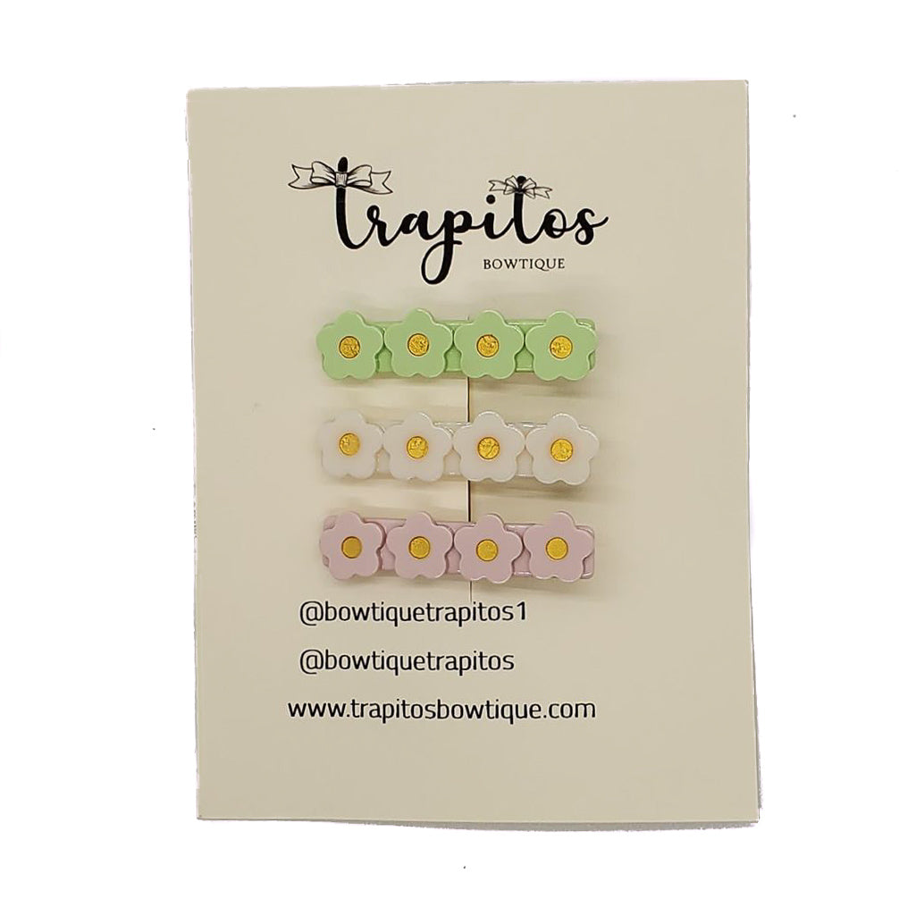 Broches Floral Pastel