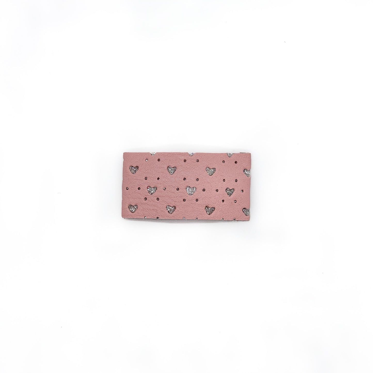 Rosa Corazones Glitter