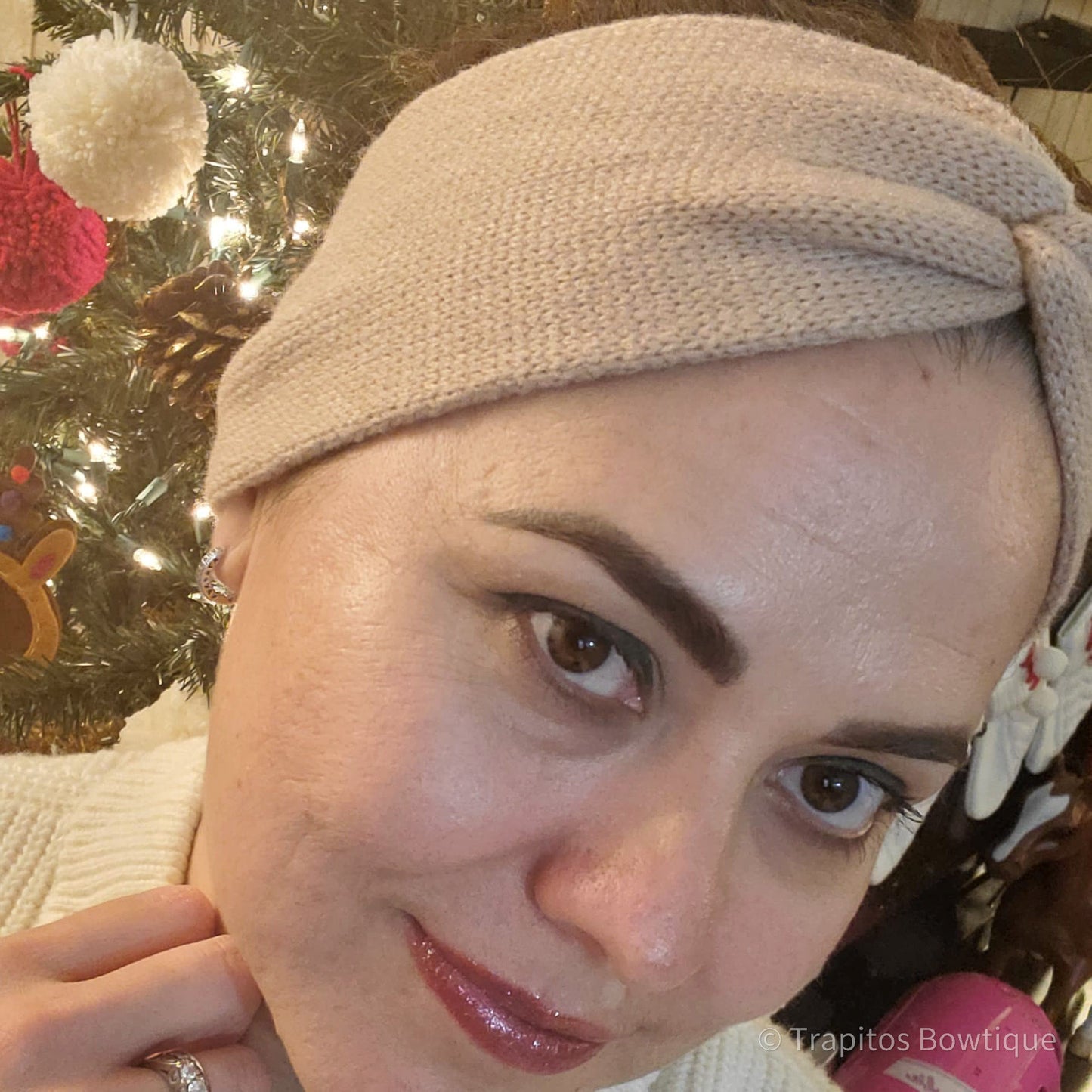 Turbante Tejido Rosa