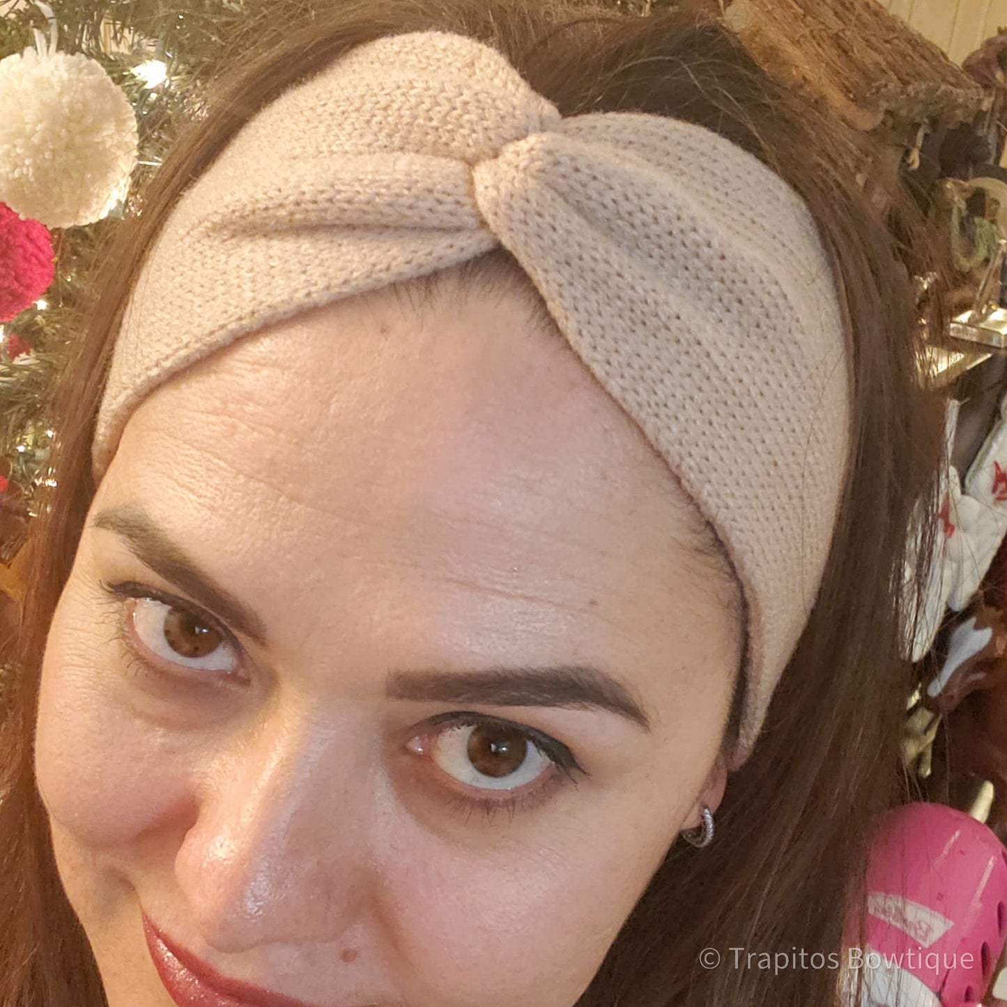 Turbante Tejido Rosa