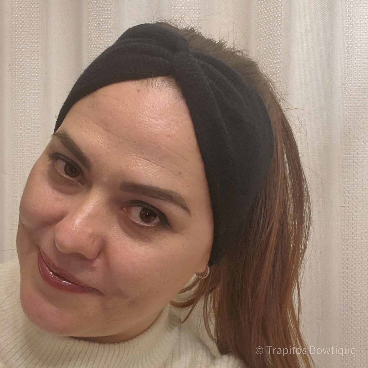 Turbante Tejido Negro