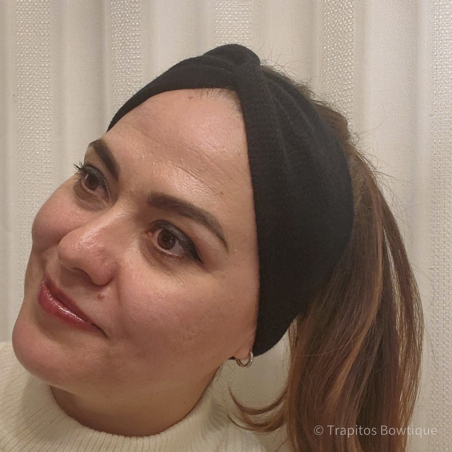 Turbante Tejido Negro