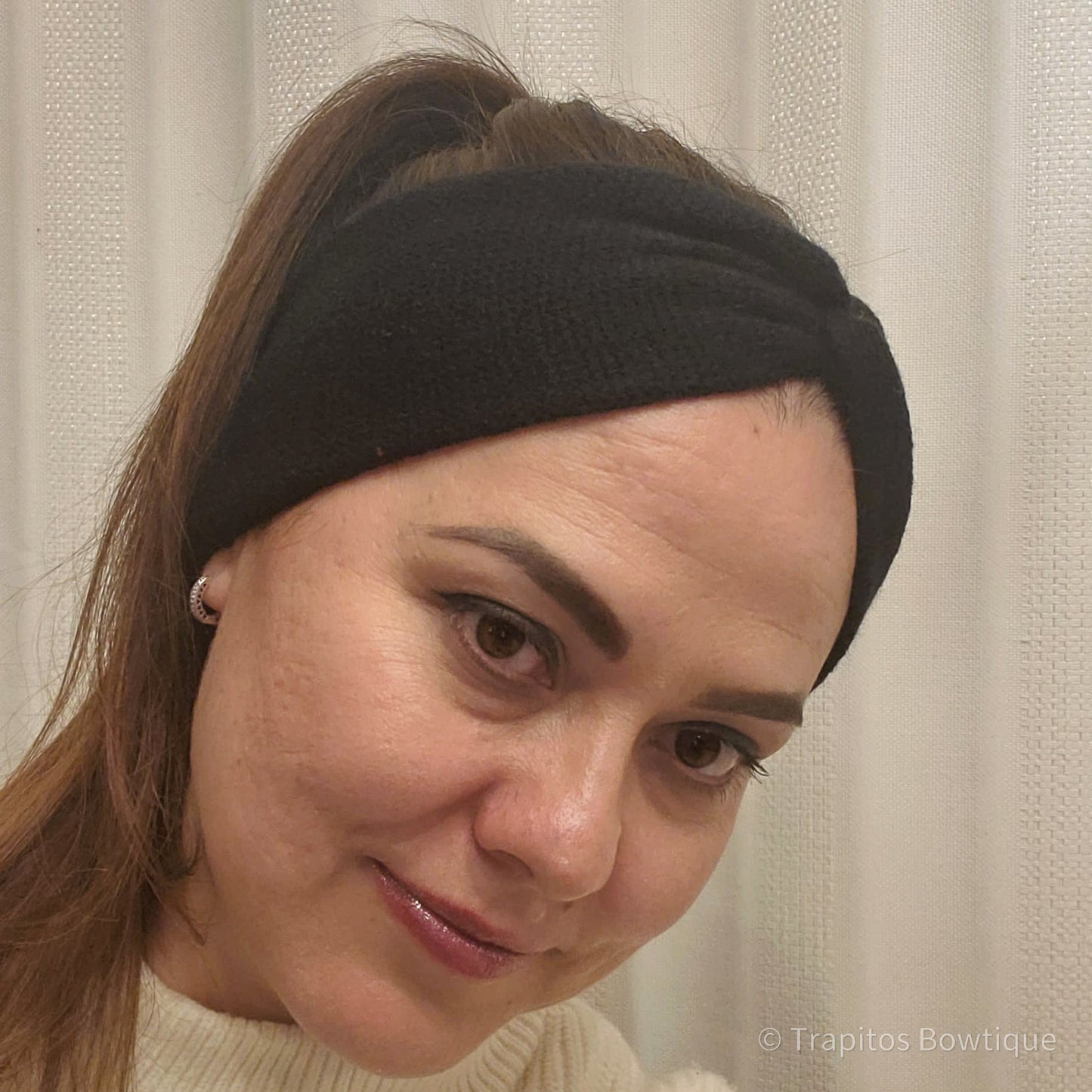 Turbante Tejido Negro