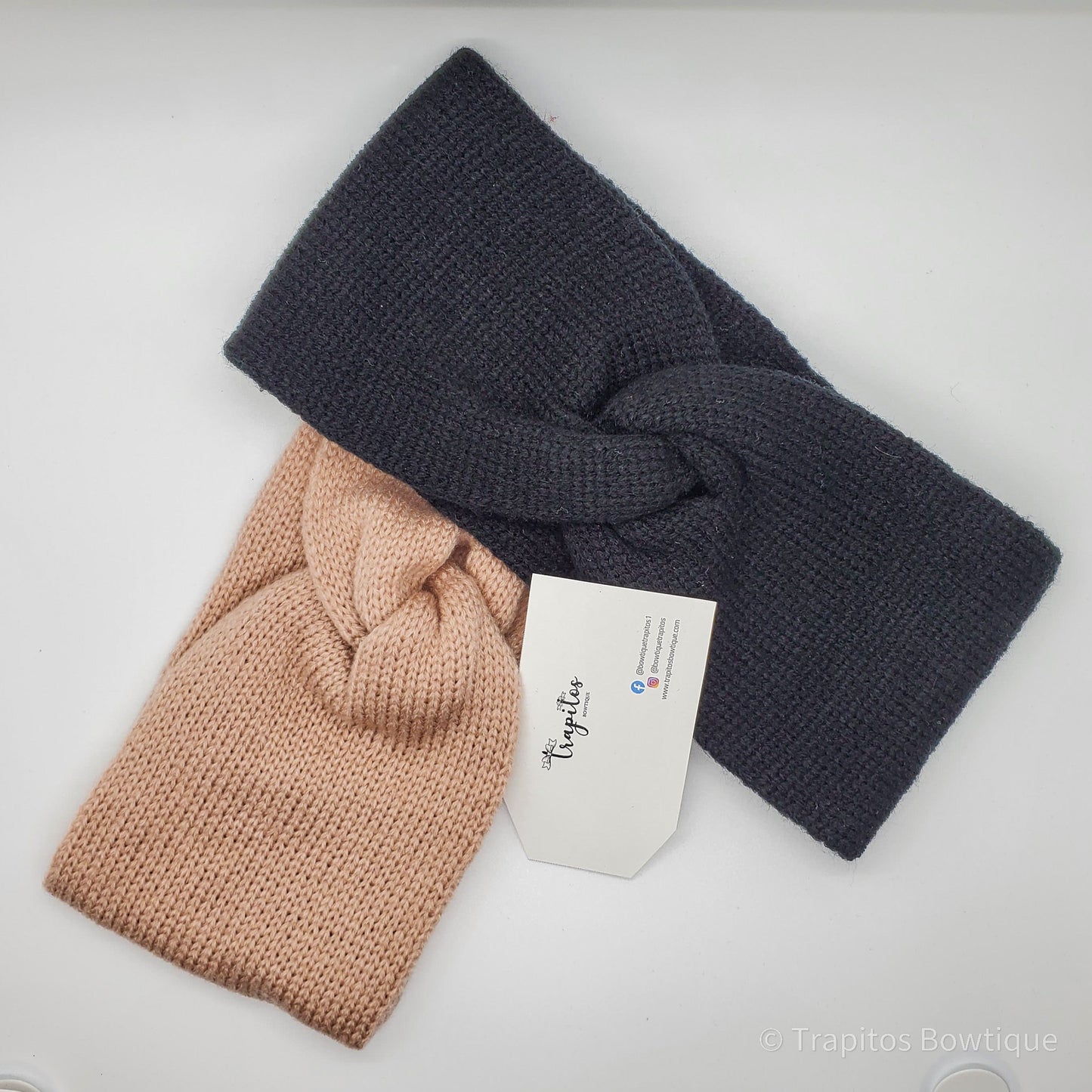 Turbante Tejido Rosa