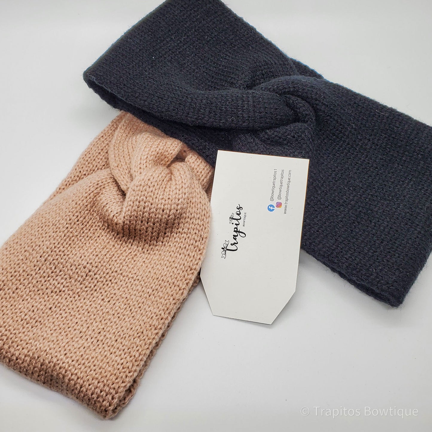 Turbante Tejido Rosa