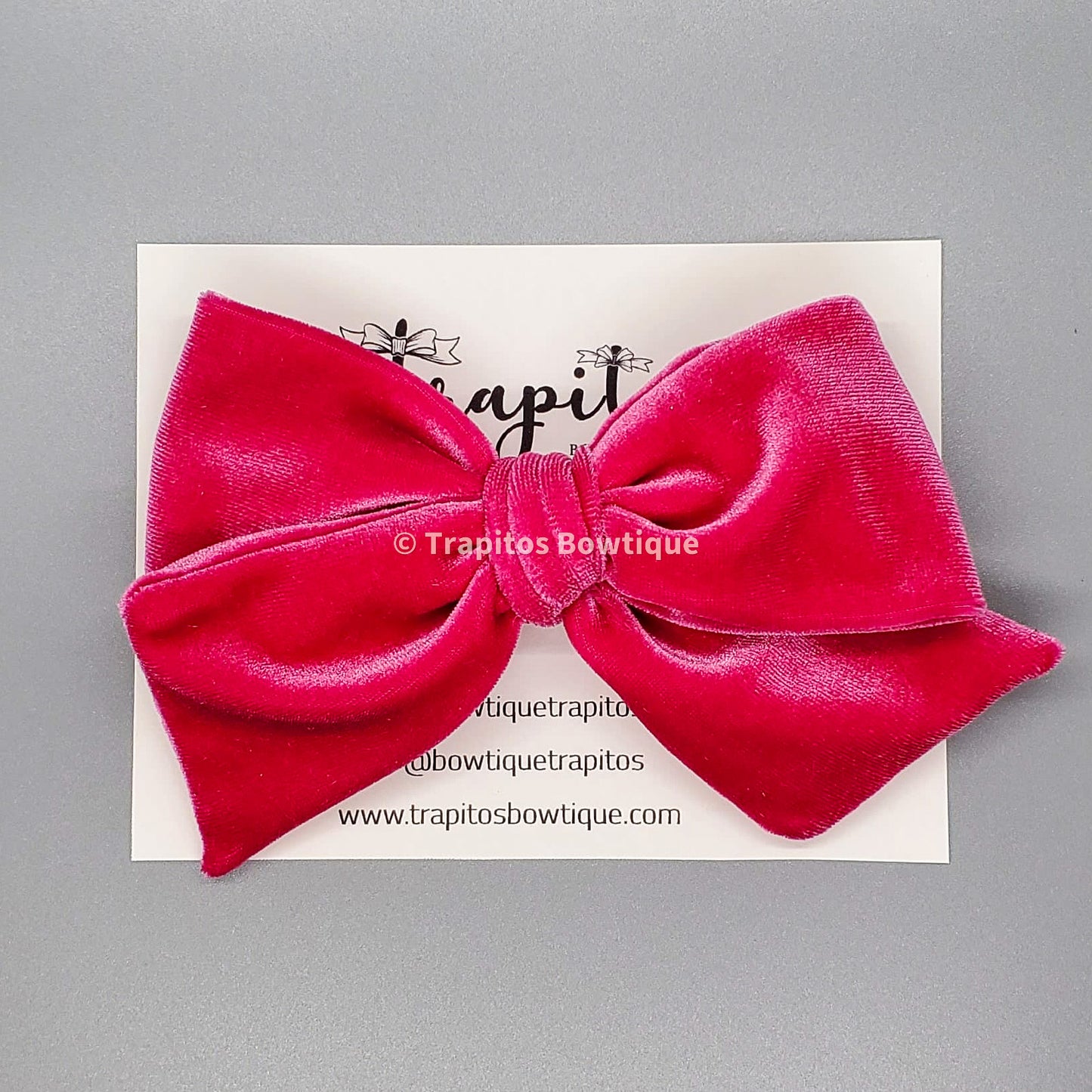 Remolino Fushia / Terciopelo