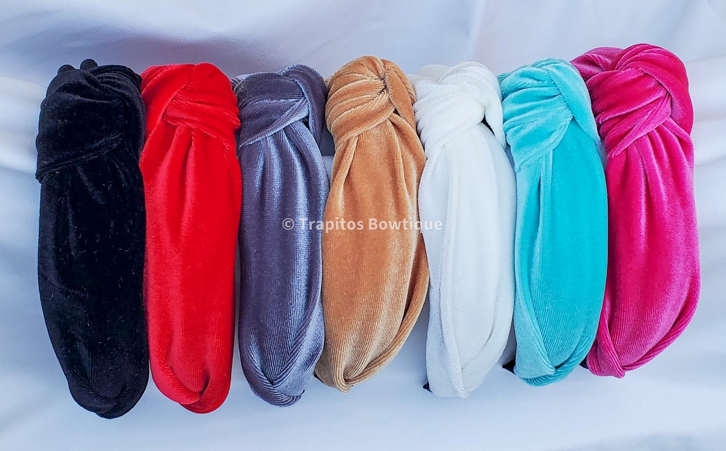 Diadema Mostaza Claro / Terciopelo