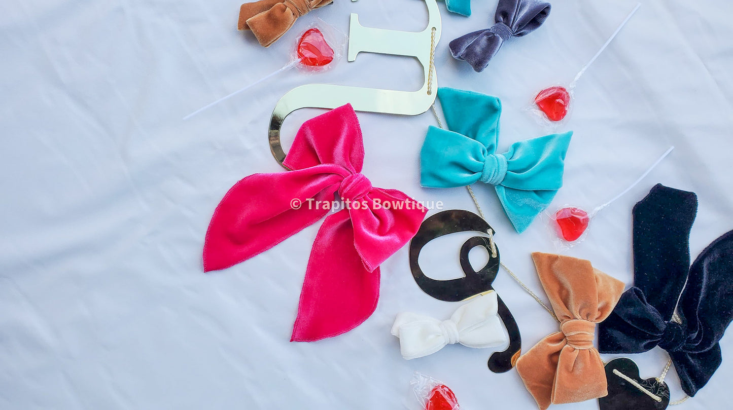 Ballerina Bow Negro / Terciopelo