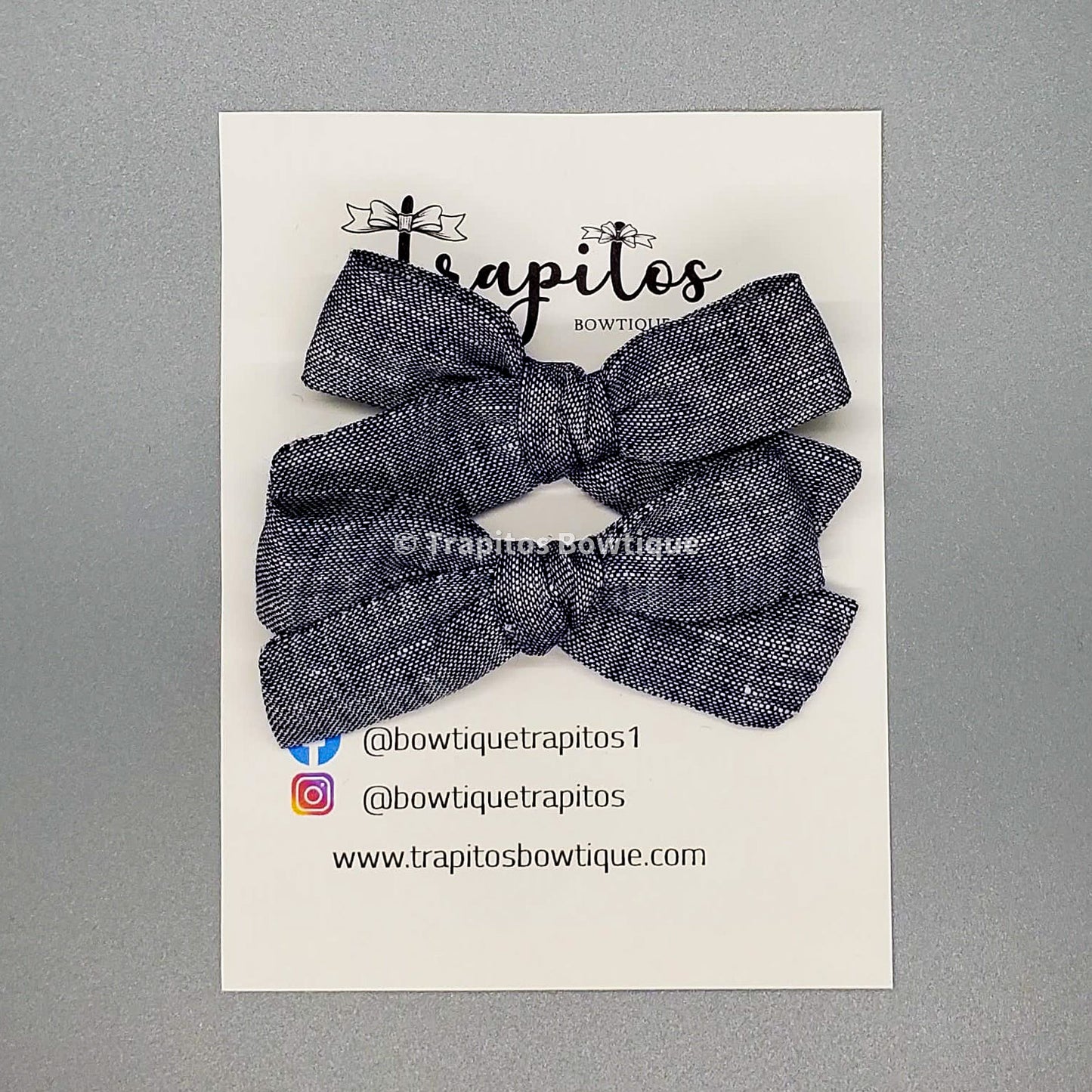 Set Colitas Azul Mezclilla