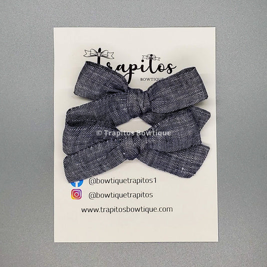 Set Colitas Azul Mezclilla