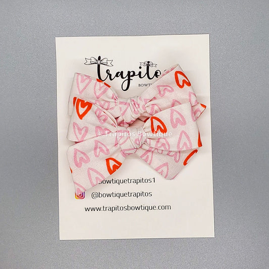 Set Colitas Pink / Red Heart