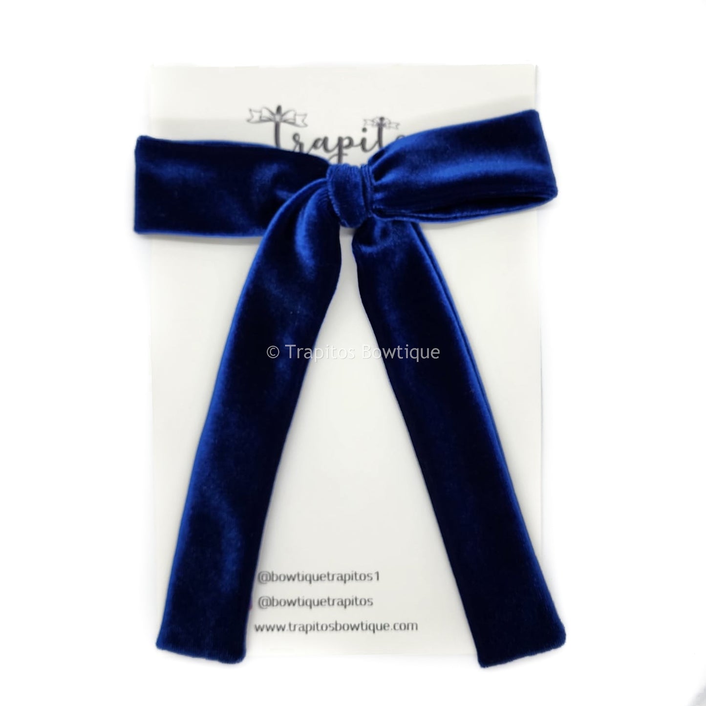 Emily Bow Azul Electrico / Terciopelo