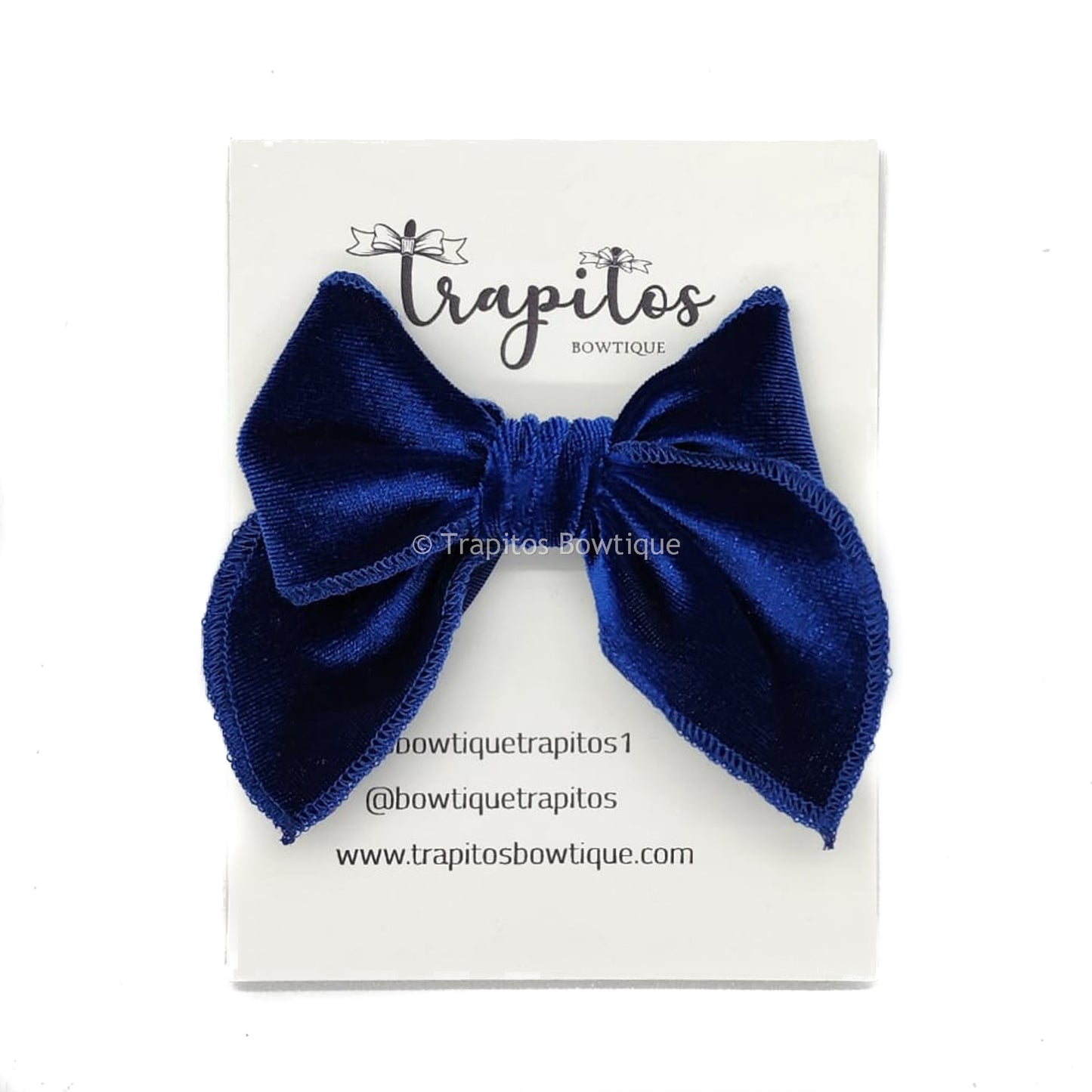 Capricho Chico Azul Electrico / Terciopelo