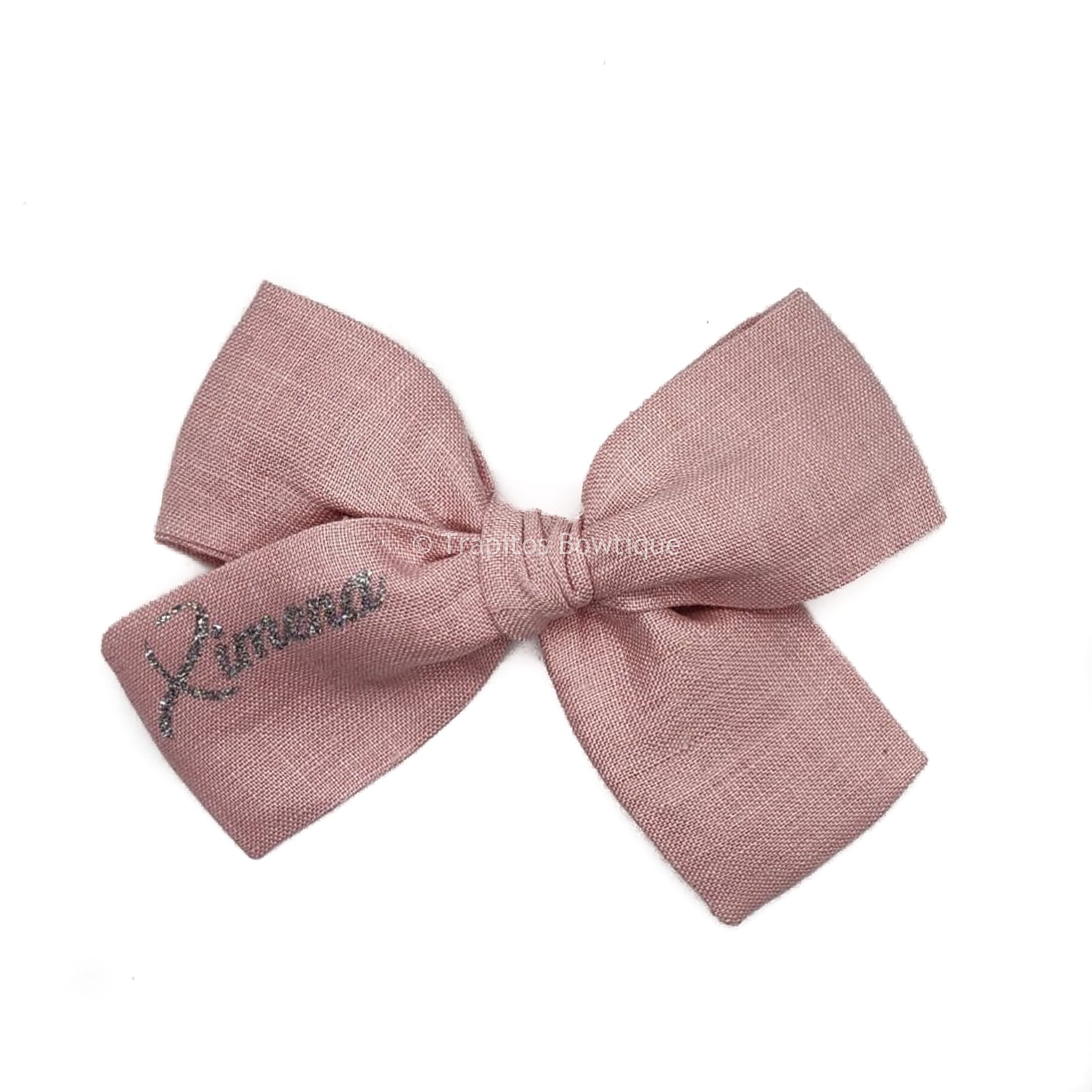 Customized Bow / Lino Rosa