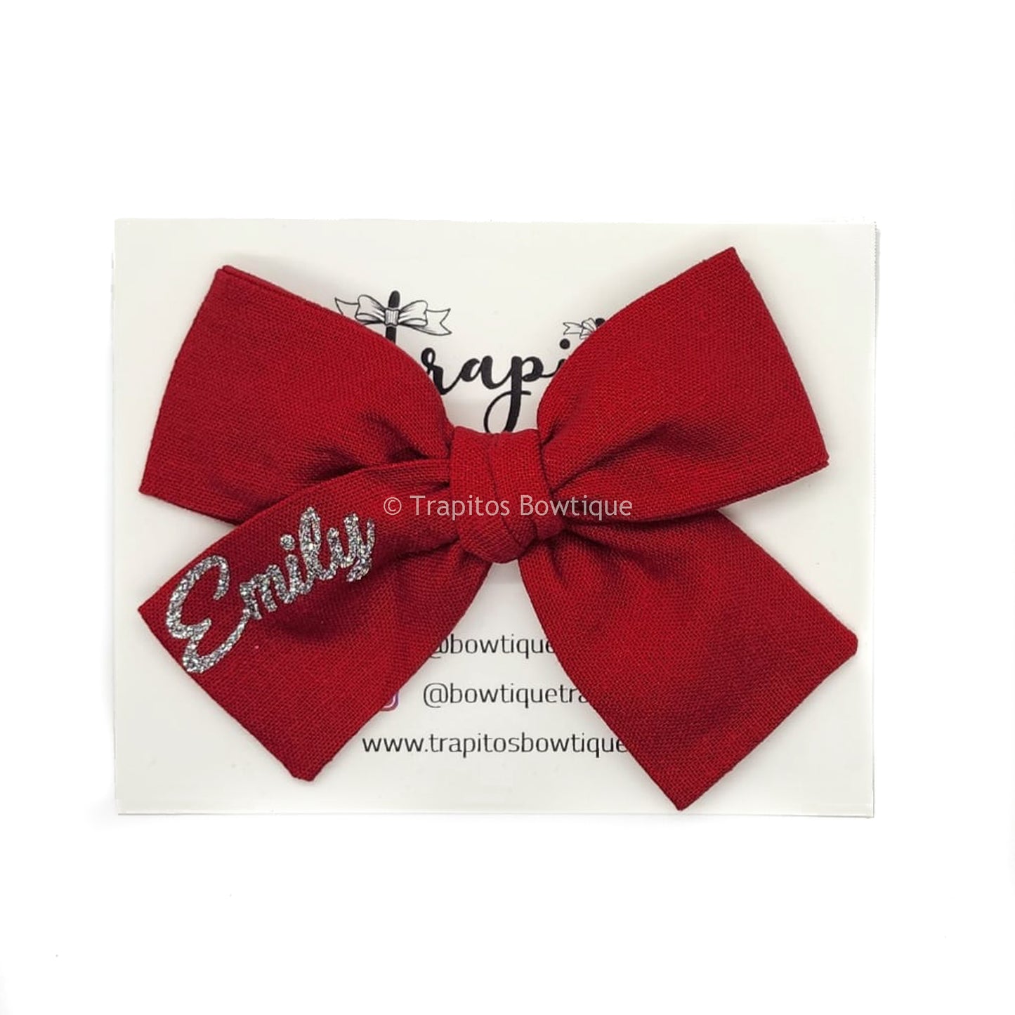 Customized Bow / Lino Rojo