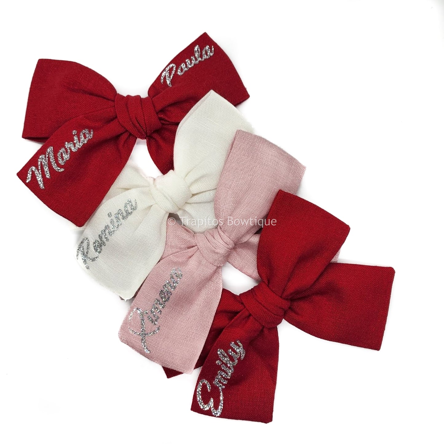 Customized Bow / Lino Rosa