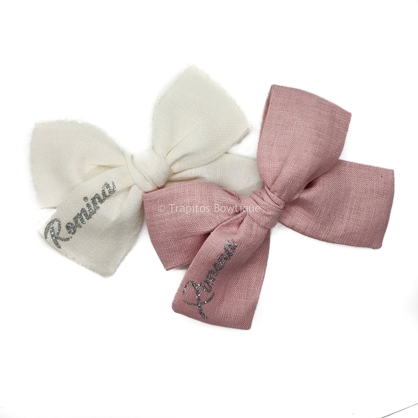 Customized Bow / Lino Beige